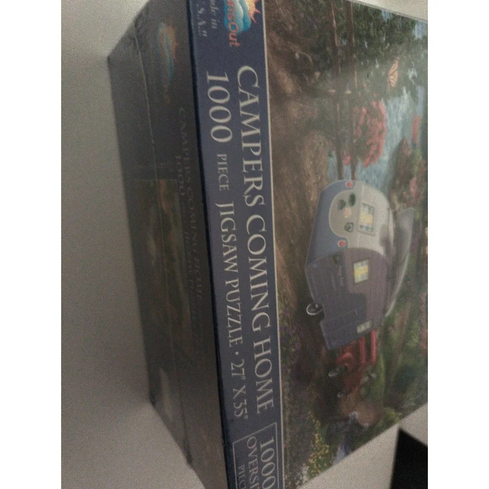 SunsOut Campers Coming Home 1000 Oversized Piece Jigsaw Puzzle Factory Sealed